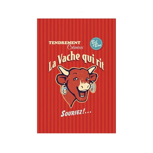 Torchon rouge La Vache qui rit
