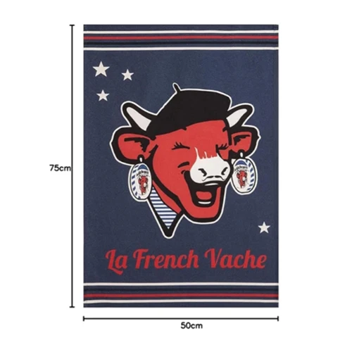 Torchon bleu La Vache qui rit
