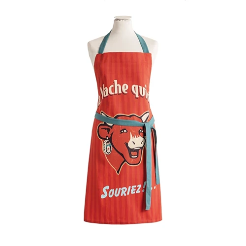 Tablier rouge La Vache qui rit